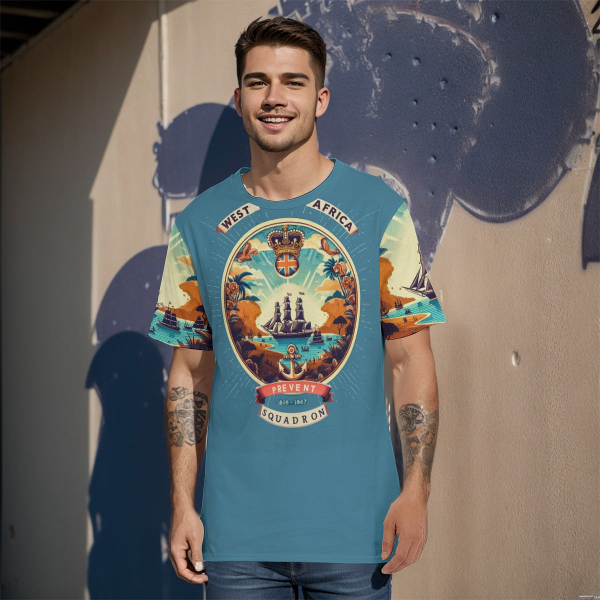 West Africa Squadron Men's O-Neck T-Shirt