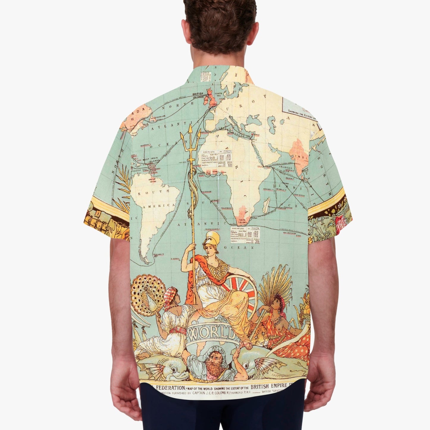 2. British Empire Map Hawaiian shirt